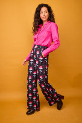 Fuchsia Fauna Hose